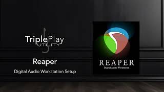 TriplePlay Utility DAW Setup  07  Reaper [upl. by Anairt]