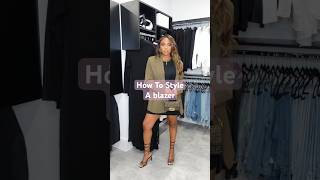 How To Style A Blazer  blazer grwm grwmoutfit fashion fashioninspiration fashionstyle [upl. by Ecinaj]