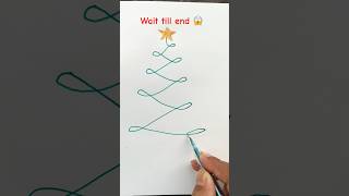 DIY Sparkle Pen😱❇️ X Tree 🌲 shorts art ytshorts diy kids [upl. by Weisman343]