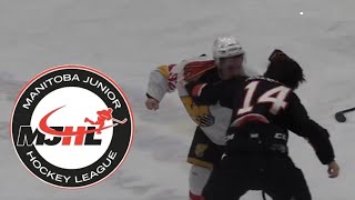 mjhl 202324 Manitoba Junior Hockey League Compilation Tilts [upl. by Orgalim]