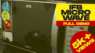 How to use ifb 30 liter convection microwave model 30sc4 full demo [upl. by Farrington908]