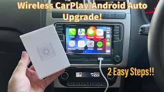 Carlinkit 30 Wireless Dongle Unboxing amp Review  Wireless CarPlayAndroid Auto Upgrade In 2Steps [upl. by Gonick]