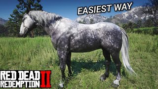 RDR2  Hungarian Halfbred Dapple Dark Grey  Red Dead Redemption 2  PS4 Slim [upl. by Cochrane]