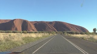 Drive around Uluru Ayers Rock from Talinguru Nyakunytjaku to Mala Carpark [upl. by Coppinger]