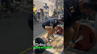 PESO MUERTO RUMANO 1716KG NUEVO RECORD PERSONAL gymrat pesomuerto [upl. by Stavro186]