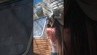 Replacing a broken caravan window [upl. by Charmine]