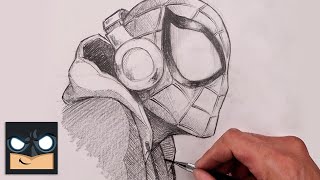 How To Draw Miles Morales Spider Man  Sketch Tutorial [upl. by Assetnoc77]