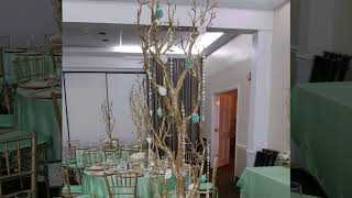 Elegant Mint Green amp Gold Wedding Decor Designed by Bettys Elegant Events [upl. by Ahsiyn106]