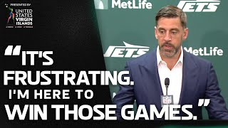 Aaron Rodgers Postgame Press Conference 1014  Jets vs Bills [upl. by Brenk541]