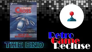 Thunder Cross 1988 Konami arcade ending Retro Gaming [upl. by Anirazc566]