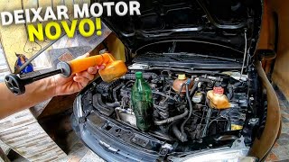 Como Deixar MOTOR do Corsa Classic Limpo e Novo [upl. by Shanie]