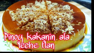 KAKANINala LECHE FLAN Glutinous Rice flour recipe [upl. by Felipa]