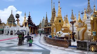 SHWEDAGON PAGODA in YANGON  Top Attractions Yangon [upl. by Adelaida]