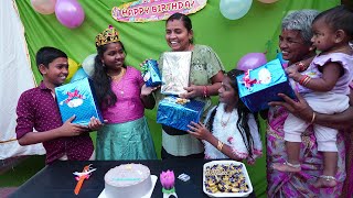 Bhuvanas BirthDay Celebration  இந்த மாதிரி Gift முதல் முறையா கிடைத்தது  MrsAbi 20 [upl. by Loralyn621]