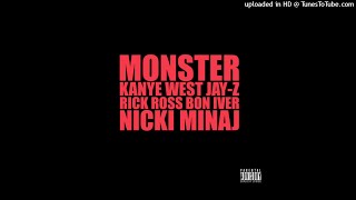 Kanye West  Monster ft JayZ Rick Ross Nicki Minaj amp Bon Iver Acapella LINK IN DESCRIPTION [upl. by Inat]