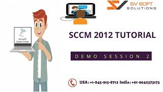 Ms SCCM Tutorial  MS SCCM Demo Session 2 [upl. by Hattie]