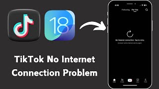 How to fix TikTok no Internet connection problem on iPhone ￼ [upl. by Bajaj]