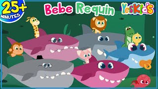 Bèbè Requin  25 min de chansons et comptines à gestes pour bébé  YesKids Français [upl. by O'Gowan]