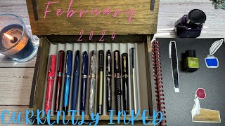 Currently Inked  February 2024 plus Tributes to Some quotSmallquot Pen amp Ink YouTubers [upl. by Ennairol]