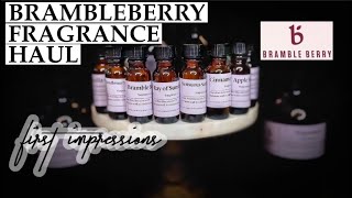 Brambleberry Fragrance Haul  smelling your favorites  OOTB First Impressions [upl. by Gamber434]