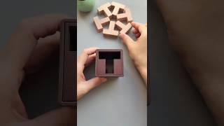 Unbelievable😲 How to fit 6 Tshape in a tiny box🤔puzzle iqtest shorts [upl. by Yelsa491]