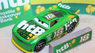 Mattel Disney Cars Rowdy Revvin Busch  NASCAR NextGen HTB Piston Cup Racer Chick Hicks [upl. by Gerry]