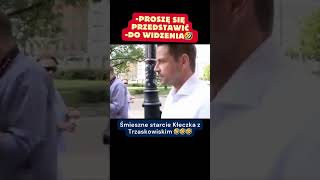 Śmieszna wymiana zdań między Kłeczkiem a Trzaskowskim polityka polskapolityka humor viralshorts [upl. by Nazus851]