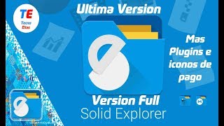 Descargar Solid Explorer  Apk FULL  Mas Plugins e Iconos  Ultima Version [upl. by Vastah]