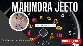 Mahindra jeeto instrument cluster complaint meter board  problem short to the ground [upl. by Irdua246]