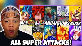 Non Dokkan Fan Reacts To ALL DOKKAN LR SUPER ATTACKS 2022 [upl. by Anyahs]