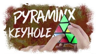 How to Solve a Pyraminx  Tagalog Tutorial Keyhole Method [upl. by Kimberli]