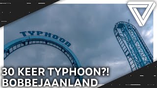 30X IN TYPHOON  BOBBEJAANLAND VLOG 2019 [upl. by Sosthina671]