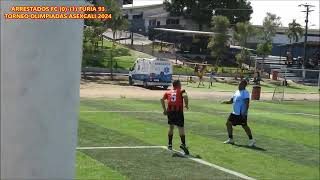 COMPLETOARRESTADOS FC VS FURIA 93 6TA FECHA OLIMPIADAS ASEXCALI 2024 [upl. by Cristabel]