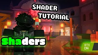 How to get shaders in Roblox 2024 [upl. by Artinek]