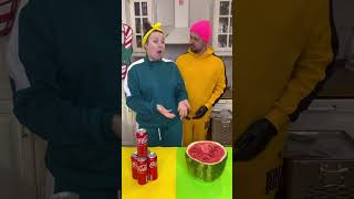 Watermelon soy sauce vs Soda  Ice Cream Challenge  PavloBobo [upl. by Agon808]