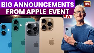 Apple iPhone 16 Launch Event Highlights LIVE  iPhone 15 Vs iPhone 16  iPhone 16 Series Details [upl. by Kiehl]