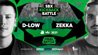 DLOW vs ZEKKA  Final  SBX KICKBACK BATTLE 2021 [upl. by Clementina]