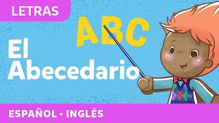 La Canción del Abecedario  The ABC Song  Inglés y Español  Canticos [upl. by Leighland147]