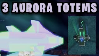 I Used THREE AURORA TOTEMS Heres What I Caught  FISCH [upl. by Anuahsed]