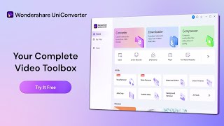 Wondershare UniConverter  Your Complete Video Toolbox（General 15s [upl. by Gratianna]