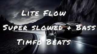 Lite Flow Slowed  Bass bass viral song [upl. by Arraeic241]