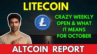 LTC The MOST important WEEKLY OPEN in OCTOBER  Litecoin LTC Price Prediction [upl. by Tserof]