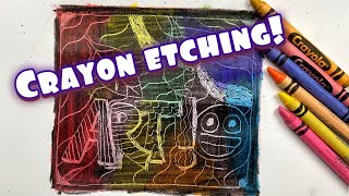 How to do Crayon Etching  Tutorial [upl. by Aileno]