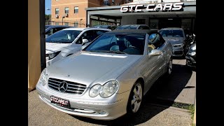 MercedesBenz CLK Cabrio Aut Avantgarde Pelle Bose Navi WWWGTCCARSIT [upl. by Mollee]