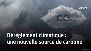 Dérèglement climatique  une nouvelle source de carbone [upl. by Darcie]