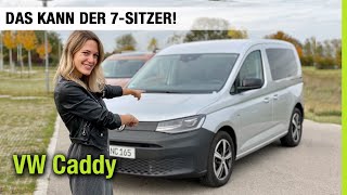 VW Caddy 2021 🤍 Das kann der 7Sitzer 💺 Fahrbericht  Review  Test  Vergleich  DSG  Motoren [upl. by Aimekahs]