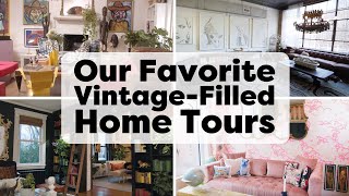 Our Favorite VintageFilled Home Tours  Handmade Home [upl. by Grefer401]