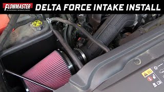 201618 GM SilveradoSierra 2500HD 60L  Delta Force Cold Air Intake 615138 [upl. by Yerrok]