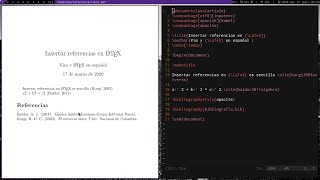 Insertando bibliografía y citas en formato APA en Overleaf y LaTeX [upl. by Dlorah]