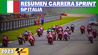 🏁 RESUMEN  SPRINT RACE  GP de ITALIA 2023  MotoGP 🏁 [upl. by Addam]